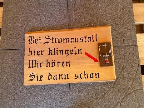Klingel m. Mausefalle